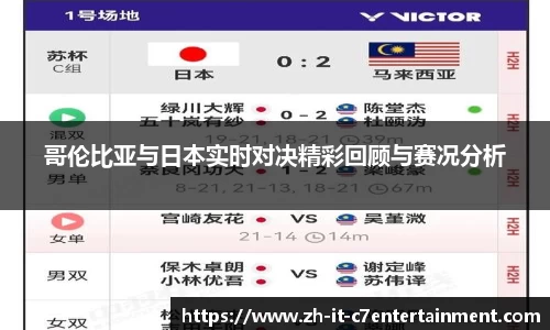哥伦比亚与日本实时对决精彩回顾与赛况分析